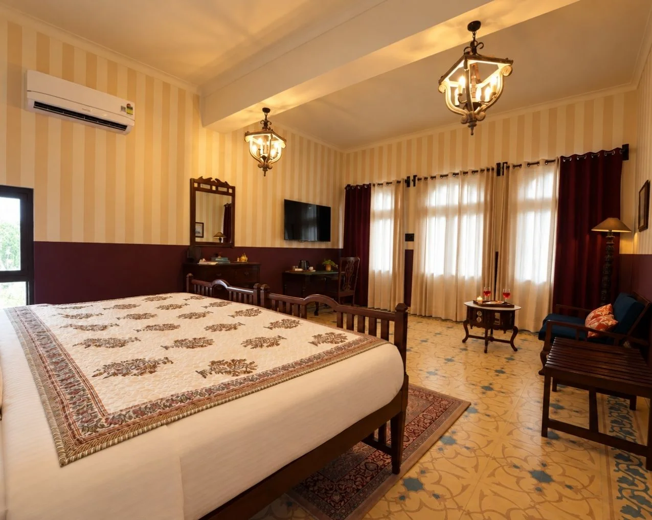 Kanak, a heritage room in the Queen’s Courtyard at Fort Unchagaon