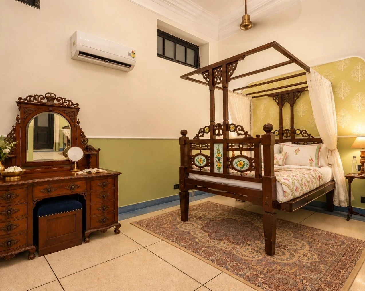 Nehru Mahal, a heritage room in the Royal Wing at Fort Unchagaon