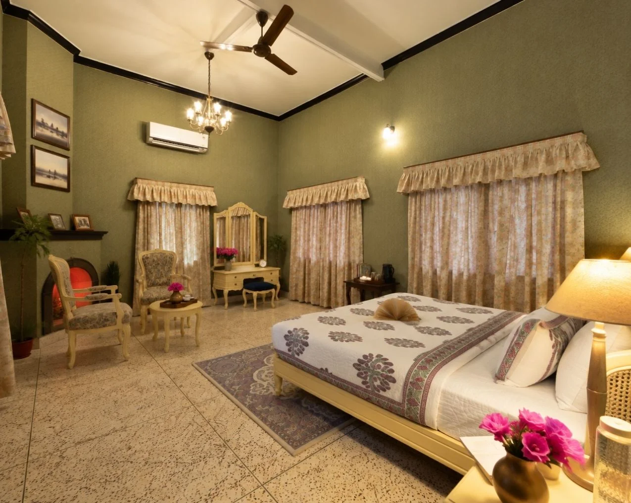 Zenana Mahal, a heritage room in the Royal Wing at Fort Unchagaon